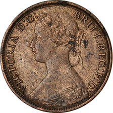 Coin, Great Britain, Victoria, Farthing, 1864, EF(40-45), Bronze, KM:747.2