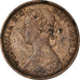 Coin, Great Britain, Victoria, Farthing, 1864, EF(40-45), Bronze, KM:747.2