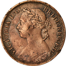 Coin, Great Britain, Victoria, Farthing, 1891, EF(40-45), Bronze, KM:753