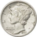 Coin, United States, Mercury Dime, Dime, 1937, U.S. Mint, San Francisco