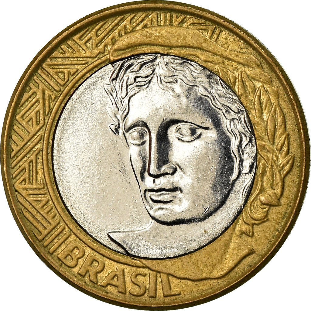 Moneta, Brazylia, Real, 2005, Rio de Janeiro, EF(40-45), Bimetaliczny, KM:652a