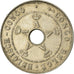 Moneta, Congo belga, 10 Centimes, 1917, Heaton, Birmingham, BB, Rame-nichel