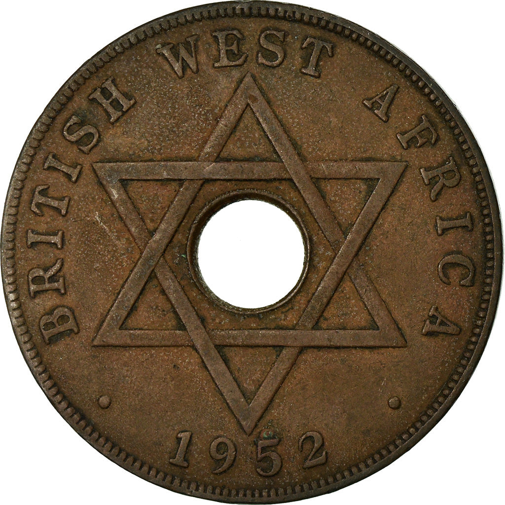 Coin, BRITISH WEST AFRICA, Penny, 1952, EF(40-45), Bronze, KM:30a
