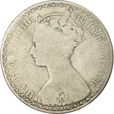 Coin, Great Britain, Victoria, Florin, Two Shillings, 1887, VF(20-25), Silver