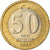 Monnaie, Turquie, 50 New Kurus, 2007, Istanbul, TTB, Bi-Metallic, KM:1168