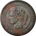 Coin, France, Cérès, 10 Centimes, 1881, Paris, VF(20-25), Bronze, KM:815.1