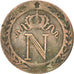 Premier Empire, 10 Centimes Napoléon Ier, 1808 B, KM 676.2