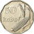 Munten, Nigeria, Elizabeth II, 50 Kobo, 1991, ZF, Nickel plated steel, KM:13.1