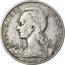 Coin, French Somaliland, 5 Francs, 1959, Paris, VF(20-25), Aluminum, KM:10