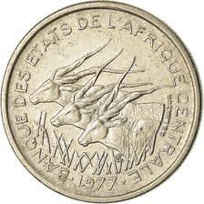 Monnaie, États de l'Afrique centrale, 50 Francs, 1977, Paris, TTB, Nickel