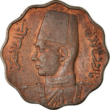 Coin, Egypt, Farouk, 5 Milliemes, 1938, British Royal Mint, EF(40-45), Bronze