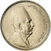 Coin, Egypt, Fuad I, 2 Milliemes, 1924, EF(40-45), Copper-nickel, KM:332