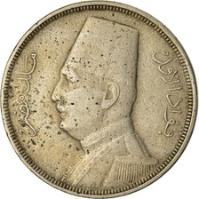 Coin, Egypt, Fuad I, 10 Milliemes, 1935, EF(40-45), Copper-nickel, KM:347