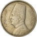 Coin, Egypt, Fuad I, 10 Milliemes, 1935, EF(40-45), Copper-nickel, KM:347