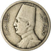 Coin, Egypt, Fuad I, 2 Milliemes, 1929, EF(40-45), Copper-nickel, KM:345