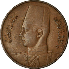 Coin, Egypt, Farouk, Millieme, 1938, British Royal Mint, EF(40-45), Bronze
