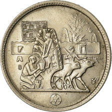 Coin, Egypt, 5 Piastres, 1977, EF(40-45), Copper-nickel, KM:468