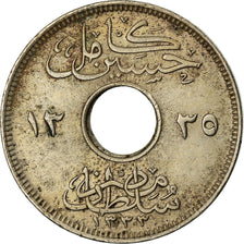 Coin, Egypt, Hussein Kamil, 2 Milliemes, 1917, EF(40-45), Copper-nickel, KM:314