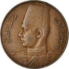 Coin, Egypt, Farouk, Millieme, 1947, British Royal Mint, EF(40-45), Bronze