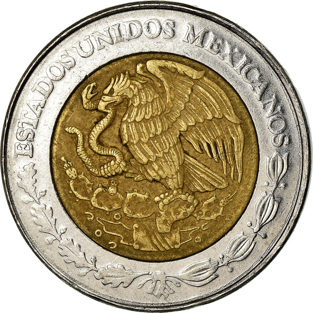 Moneta, Mexico, 2 Nuevo Pesos, 1994, Mexico City, EF(40-45), Bimetaliczny