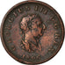 Moneda, Gran Bretaña, George III, 1/2 Penny, 1806, BC+, Cobre, KM:662