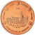 Mónaco, Medal, 2 C, Essai Trial, 2005, MS(63), Cobre