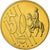 Monaco, Medaille, 50 C, Essai Trial, 2005, UNC-, Copper-Nickel Gilt