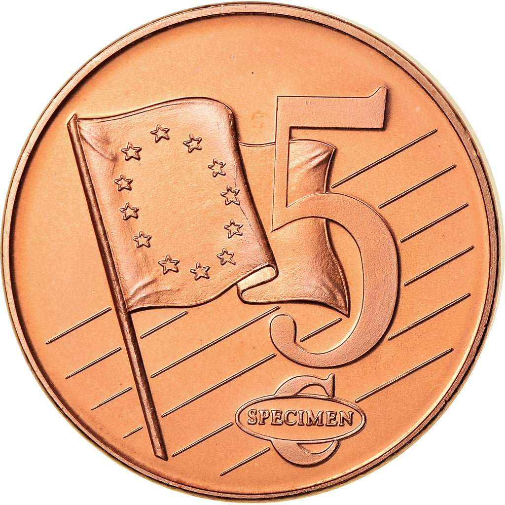 Jersey, Médaille, 5 C, Essai-Trial, 2003, SPL, Cuivre