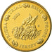 Jersey, Medal, 20 C, Essai-Trial, 2003, MS(63), Copper-Nickel Gilt