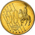 Guernsey, Medaille, 50 C, Essai Trial, 2003, UNZ, Copper-Nickel Gilt