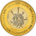 Guernsey, Medal, 1 E, Essai-Trial, 2003, MS(63), Bi-Metallic