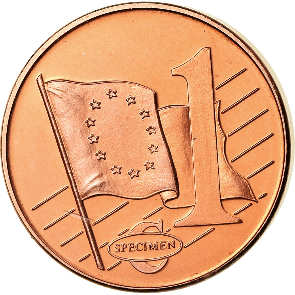 Isle of Man, Medal, 1 C, Essai Trial, 2003, MS(63), Copper