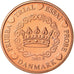 Dinamarca, medalla, 5 C, Essai-Trial, 2002, SC, Cobre