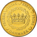 Dinamarca, medalla, 20 C, Essai-Trial, 2002, SC, Cobre - níquel dorado