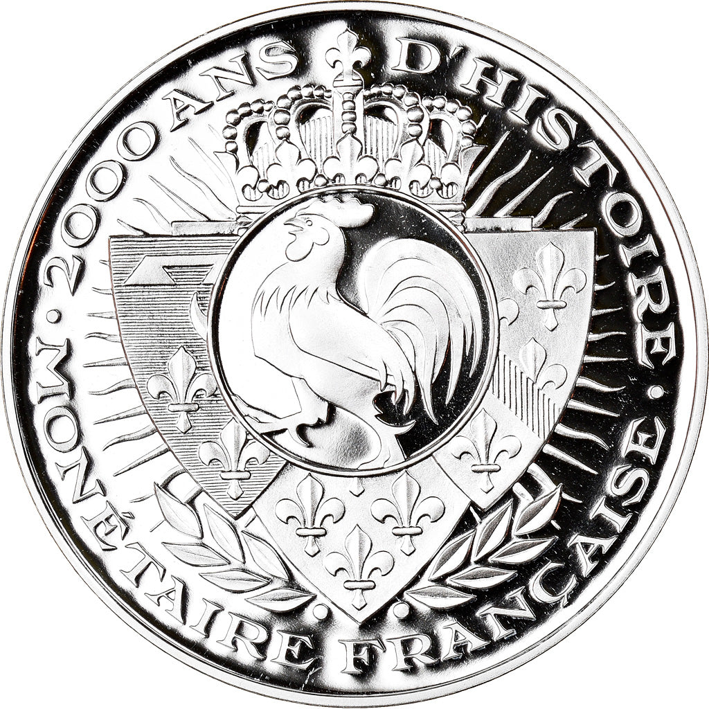 France, Médaille, Histoire Monétaire, Denier Tournois, FDC, Argent