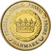 Dinamarca, Medal, 2 E, Essai-Trial, 2002, MS(63), Bimetálico