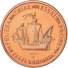 Estonia, Medal, 1 C, Essai Trial, 2003, MS(63), Copper