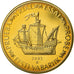 Estonia, Medal, 50 C, Essai Trial, 2003, MS(63), Copper-Nickel Gilt