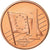 Łotwa, Medal, 1 C, Essai Trial, 2003, MS(63), Miedź