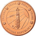 Letonia, medalla, 5 C, Essai-Trial, 2003, SC, Cobre