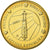 Letland, Medaille, 10 C, Essai-Trial, 2003, UNC-, Copper-Nickel Gilt