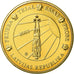 Latvia, Medal, 20 C, Essai-Trial, 2003, MS(63), Copper-Nickel Gilt