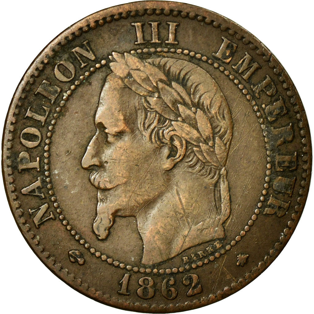 Coin, France, Napoleon III, Napoléon III, 2 Centimes, 1862, Paris, VF(30-35)