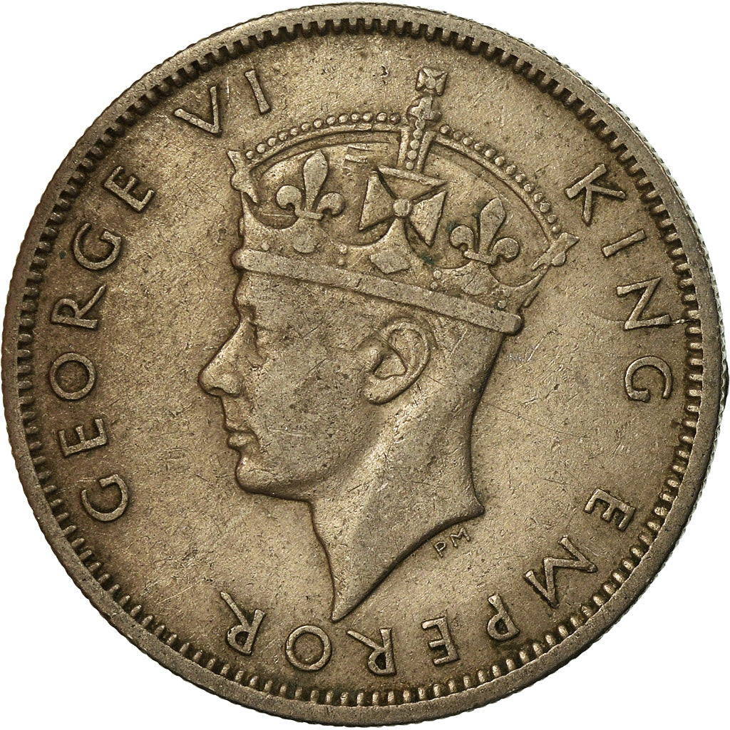 Coin, Southern Rhodesia, George VI, Shilling, 1947, EF(40-45), Copper-nickel