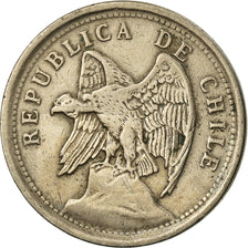 Coin, Chile, 20 Centavos, 1923, EF(40-45), Copper-nickel, KM:167.1