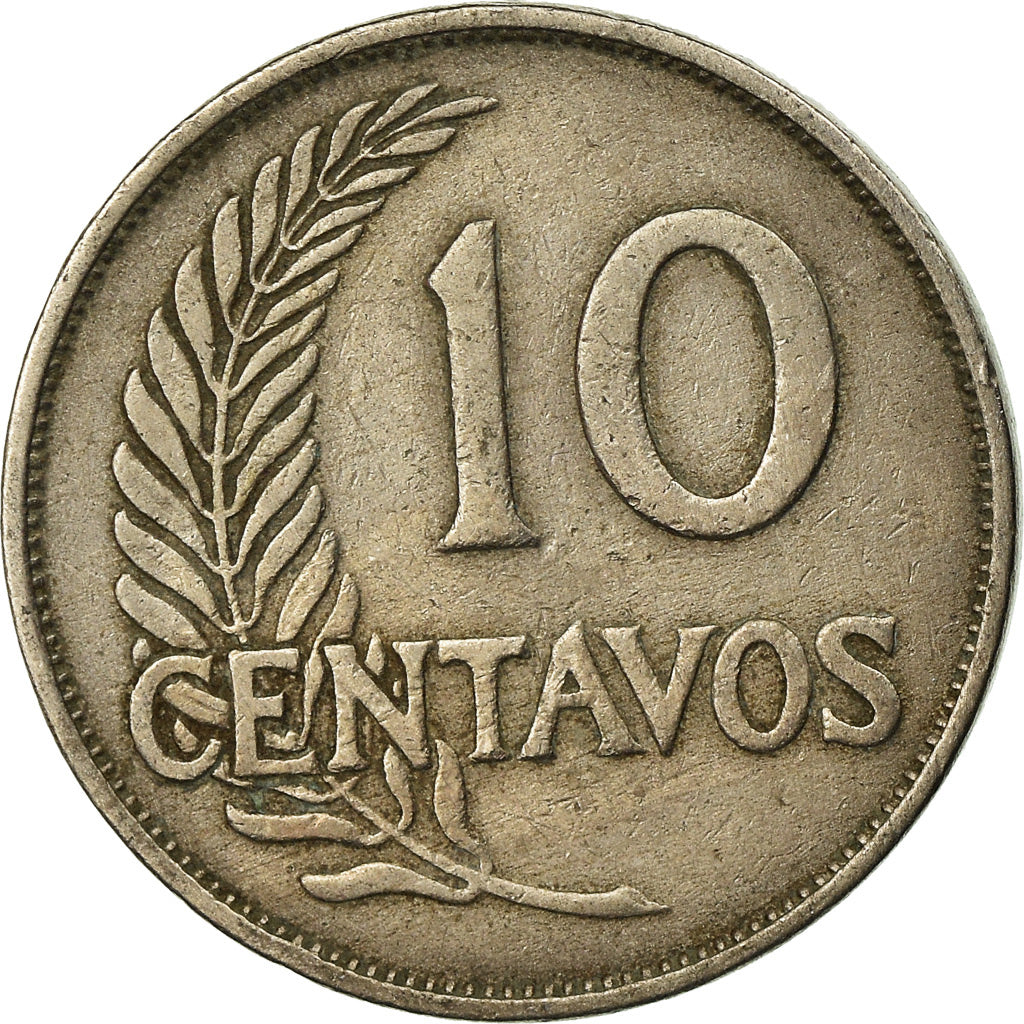 Coin, Peru, 10 Centavos, 1937, London, EF(40-45), Copper-nickel, KM:214.2
