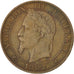 FRANCE, Napoléon III, 5 Centimes, 1864, Paris, KM #797.1, VF(20-25), Bronze, G..