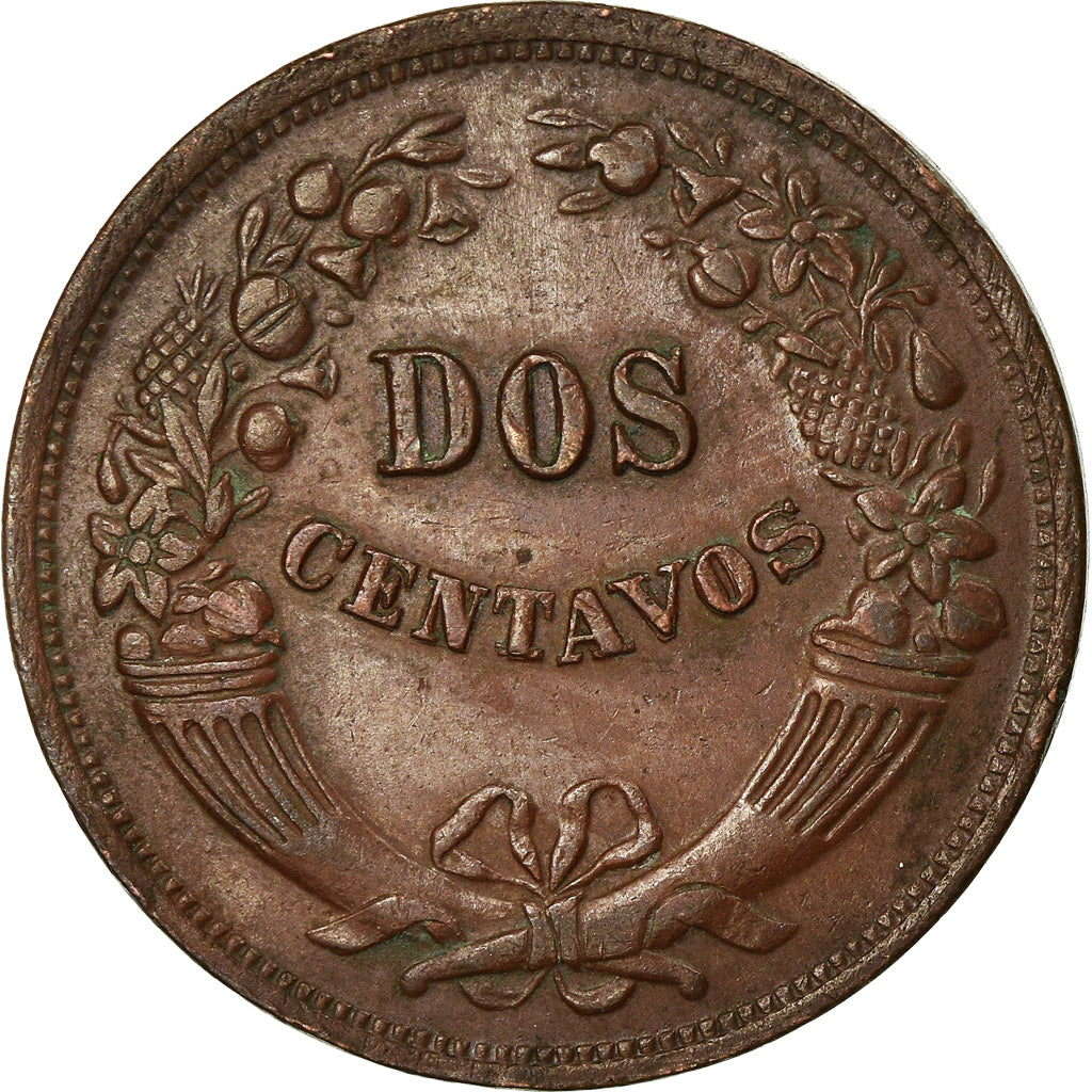 Moneda, Perú, 2 Centavos, 1942, MBC, Cobre o bronce, KM:212.2
