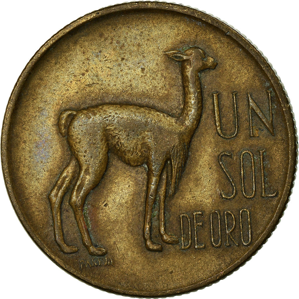 Münze, Peru, Sol, 1971, SS, Messing, KM:248