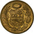 Coin, Peru, 1/2 Sol, 1960, EF(40-45), Brass, KM:220.5